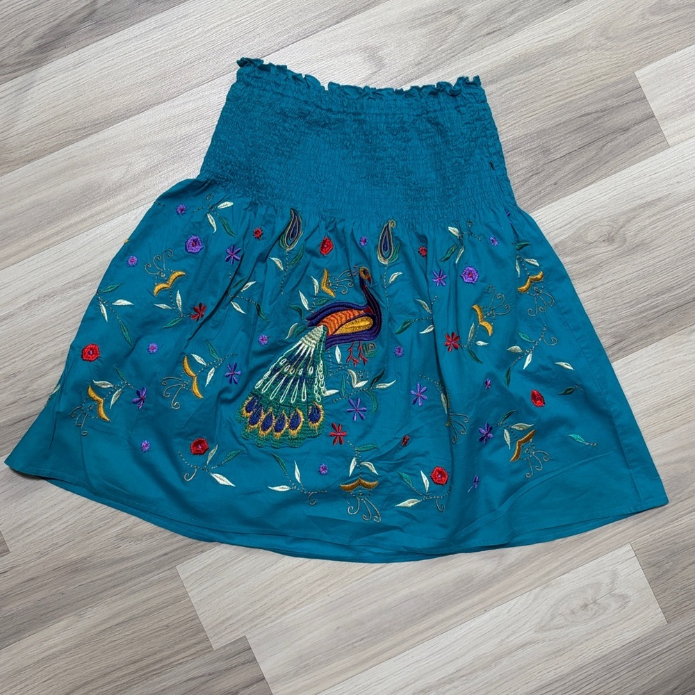 Hazel Hazel Hazel Women’s Teal Multi Skirt Size Small NC0215